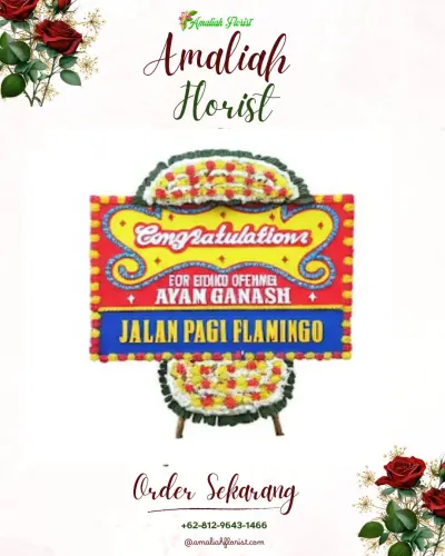 Bunga Papan Congratulation di Kabonena